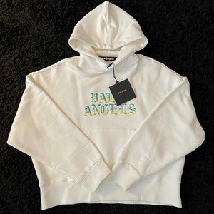 Palm Angels Gradient Hue Gothic Logo Hoodie (Small)